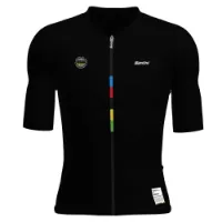 Santini Uci World Champion Mondo 2025 Korta ärmar Cykeltröja Santini Uci World Champion Mondo 2025 Korta ärmar Cykeltröja
