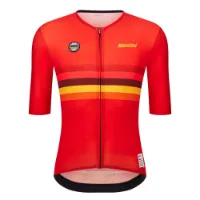 Santini Uci World Champion Spain 2025 Korta ärmar Cykeltröja Santini Uci World Champion Spain 2025 Korta ärmar Cykeltröja