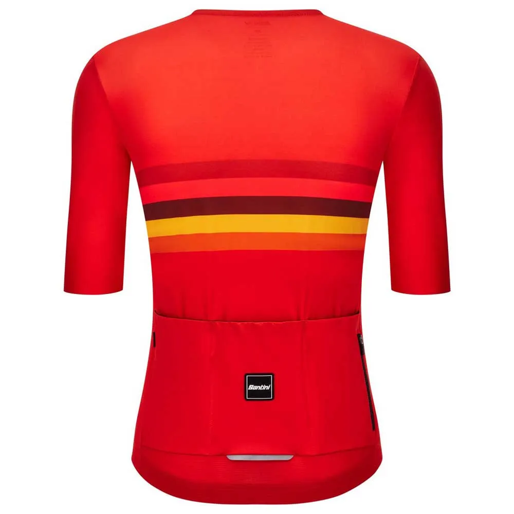 Santini Uci World Champion Spain 2025 Korta ärmar Cykeltröja