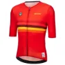 Santini Uci World Champion Spain 2025 Korta ärmar Cykeltröja