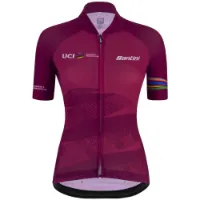 Santini Uci World Tour Eco Korta ärmar Cykeltröja Santini Uci World Tour Eco Korta ärmar Cykeltröja