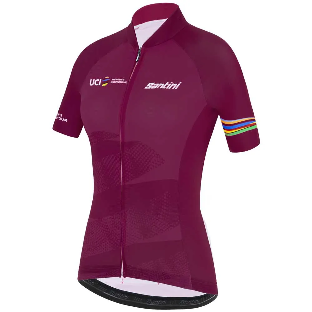 Santini Uci World Tour Eco Korta ärmar Cykeltröja