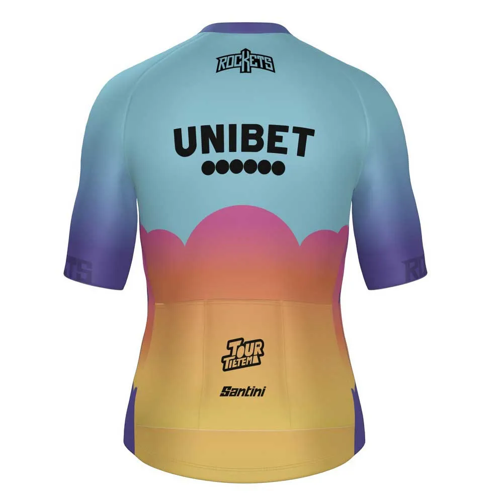 Santini Unibet Rockets Fan Line 2025 Korta ärmar Cykeltröja