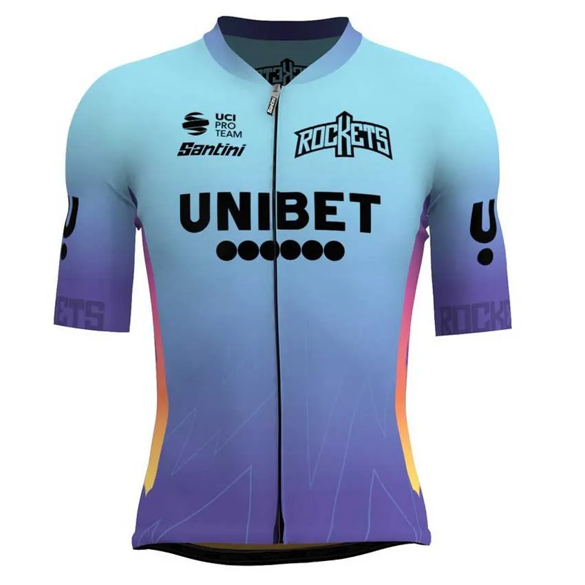 Santini Unibet Rockets Team Original 2025 Korta ärmar Cykeltröja Santini Unibet Rockets Team Original 2025 Korta ärmar Cykeltröja