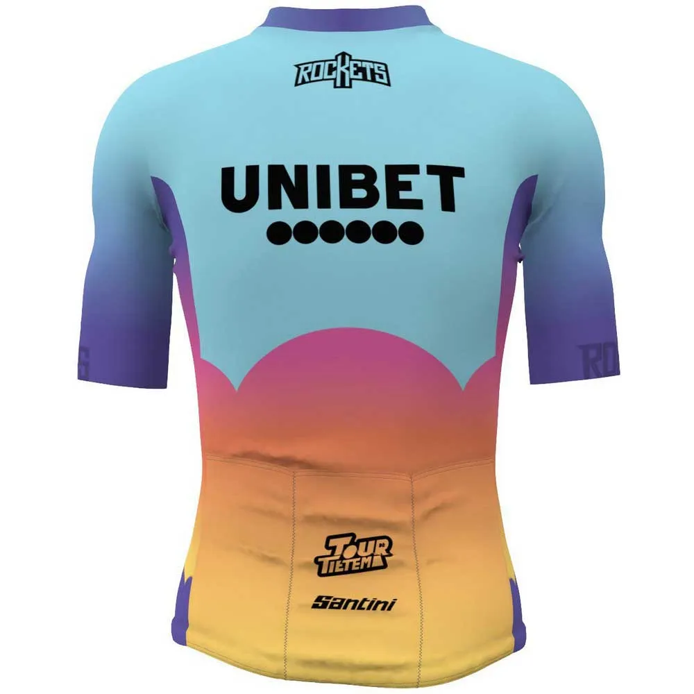 Santini Unibet Rockets Team Original 2025 Korta ärmar Cykeltröja Santini Unibet Rockets Team Original 2025 Korta ärmar Cykeltröja