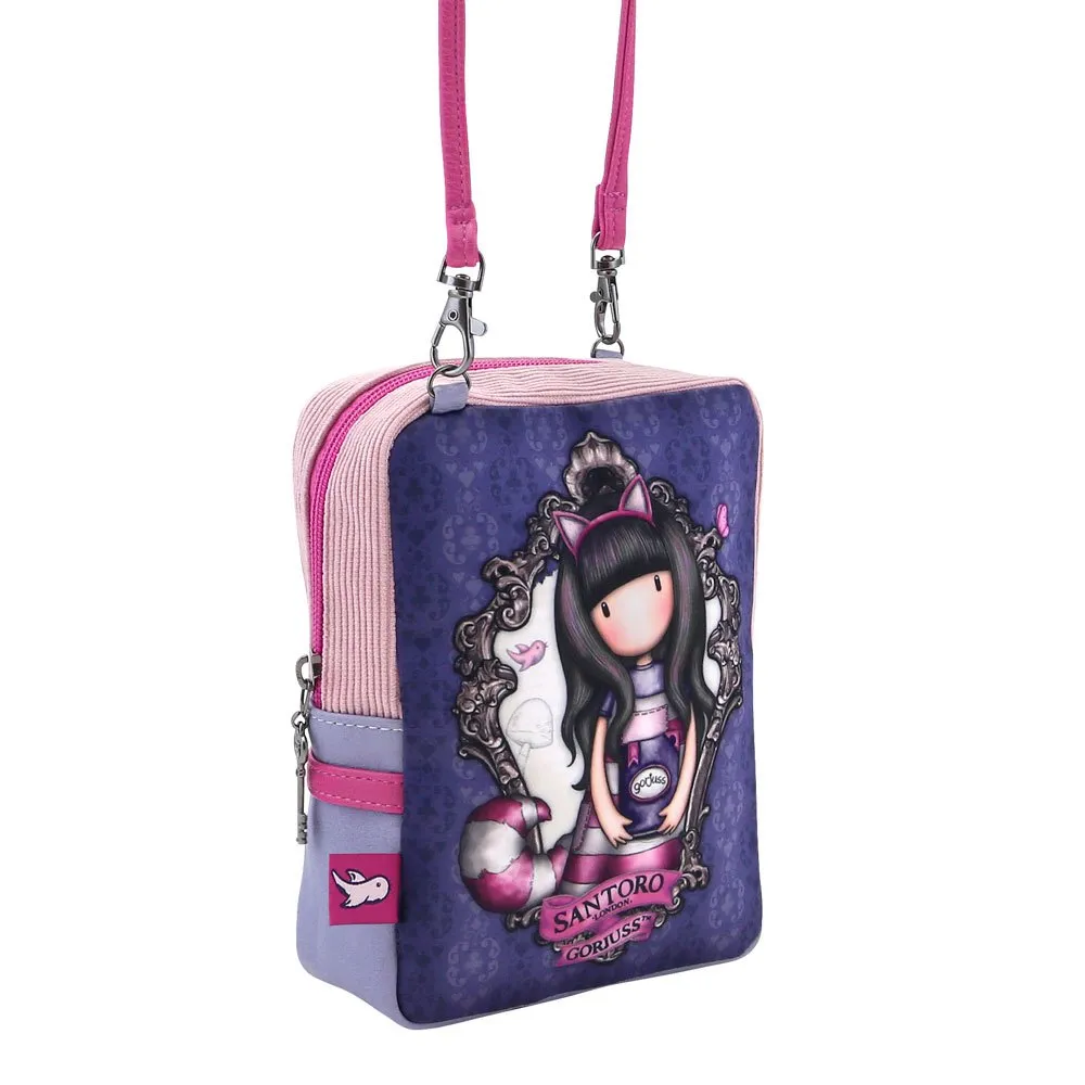 Santoro London Gorjuss™ Cheshire Cat Axelväska, Multicolor