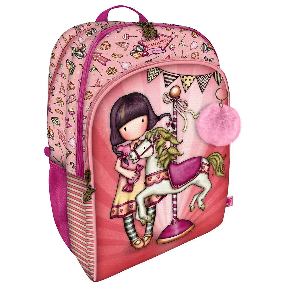 Santoro London Gorjuss™ Fairground Carousel 33l Ryggsäck, Multicolor
