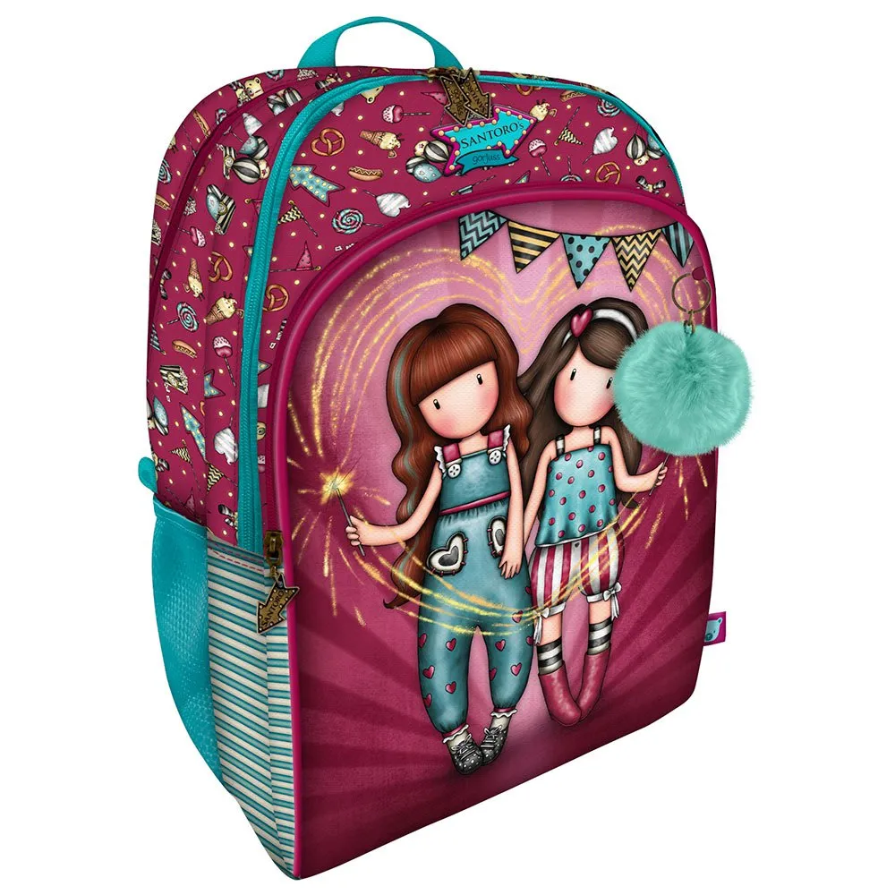 Santoro London Gorjuss™ Fairground Fireworks 33l Ryggsäck, Multicolor