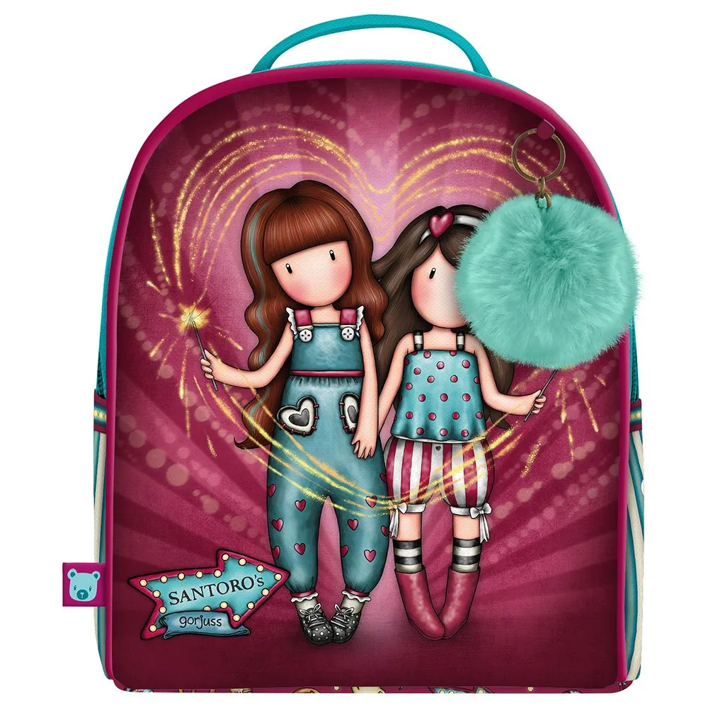 Santoro London Gorjuss™ Fairground Fireworks 4l Ryggsäck, Multicolor