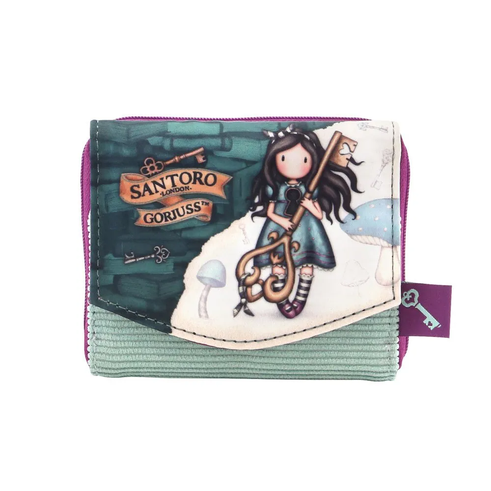 Santoro London Gorjuss Nyfikenhet Plånbok, Multicolor, One Size