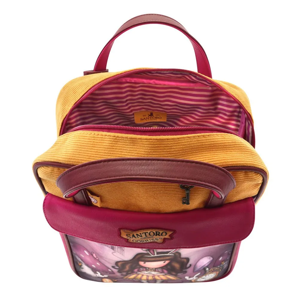 Santoro London Stor Gorjuss Bara En Sekund Ryggsäck, Multicolor