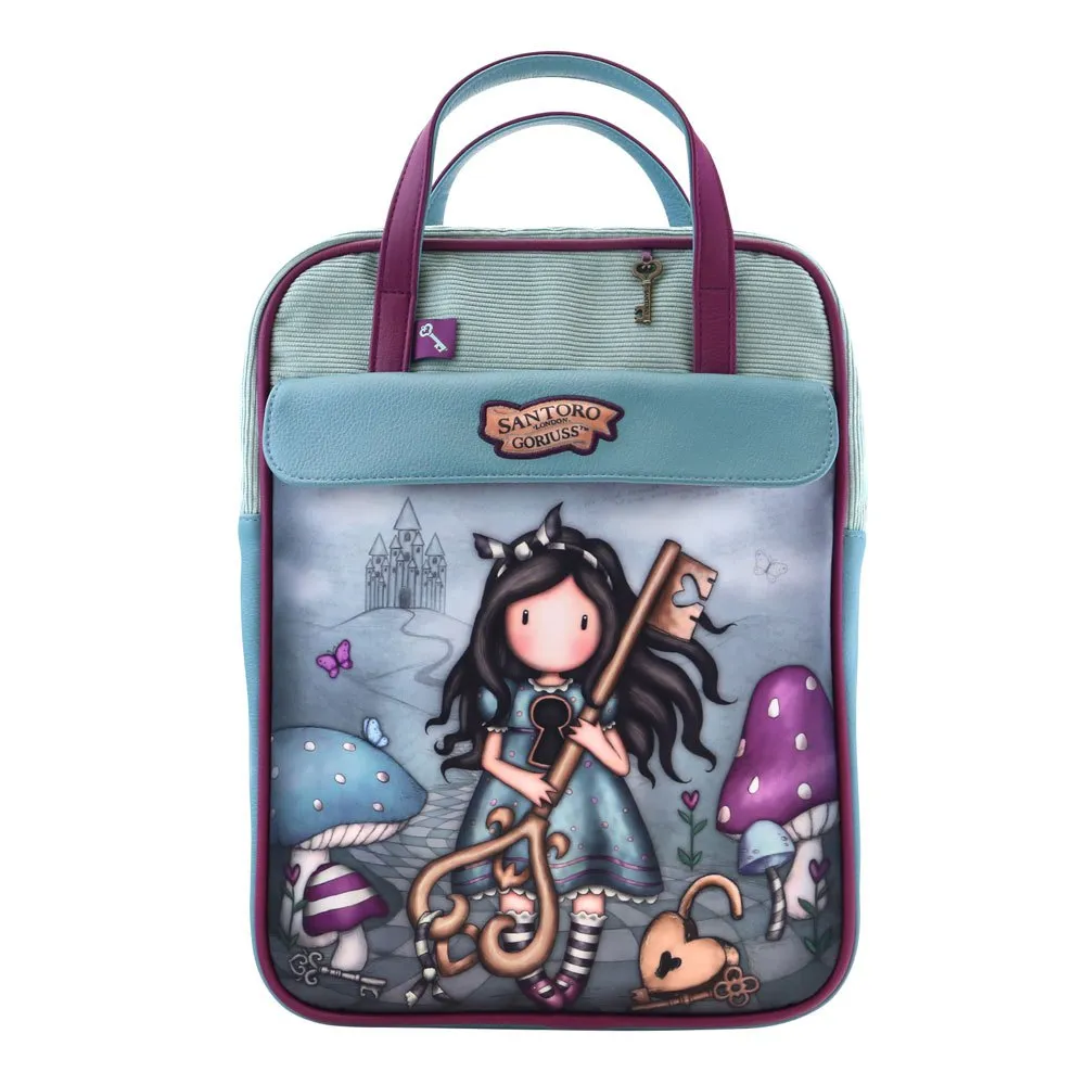 Santoro London Stor Gorjuss Nyfikenhet Ryggsäck, Multicolor