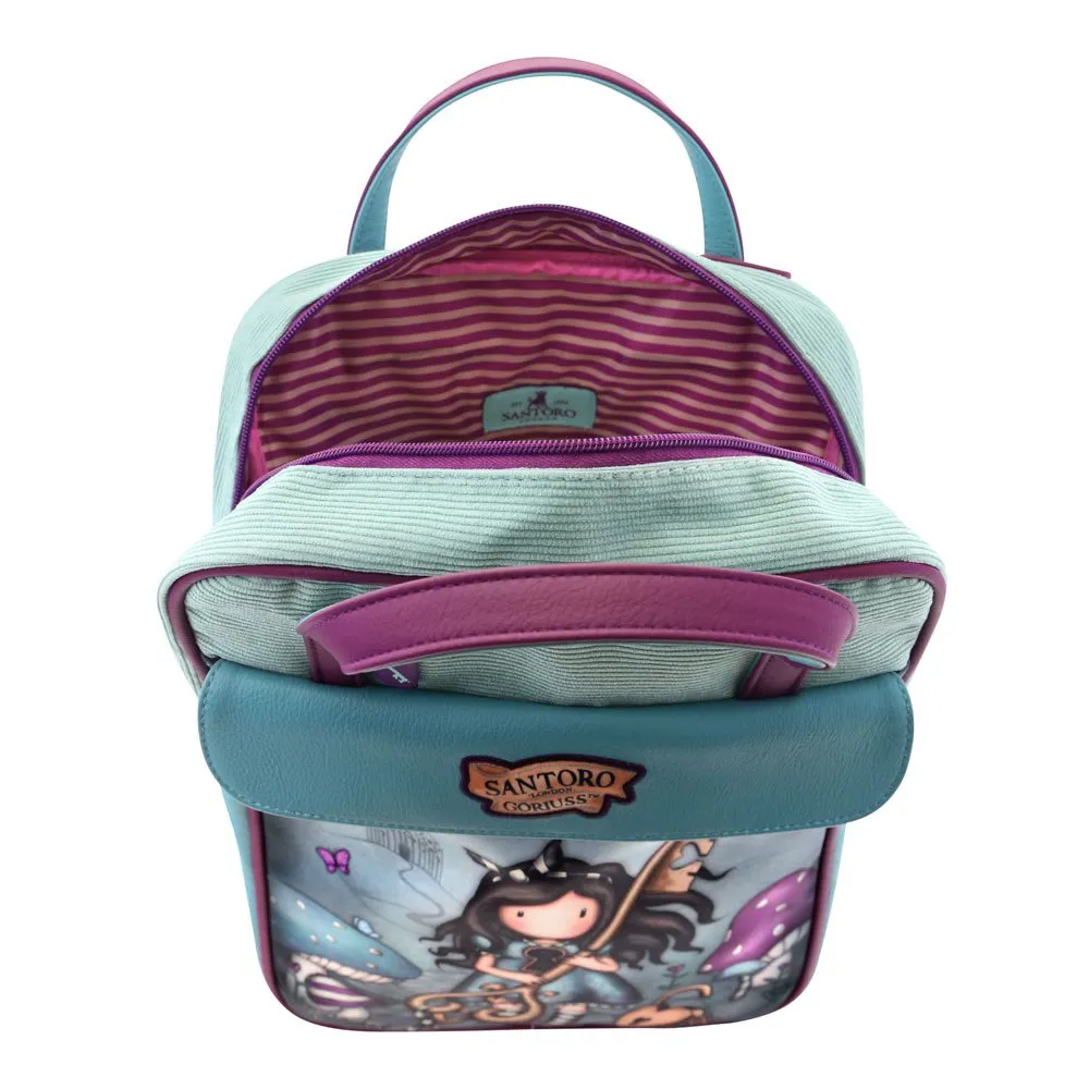 Santoro London Stor Gorjuss Nyfikenhet Ryggsäck, Multicolor
