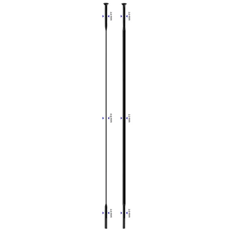 Sapim CX-Ray Inox 14G Straight Sort Eike Sapim CX-Ray Inox 14G Straight Sort Eike