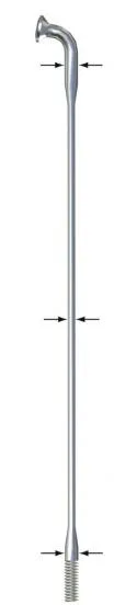 Sapim Laser Inox J-Bend Silver Eker Sapim Laser Inox J-Bend Silver Eker