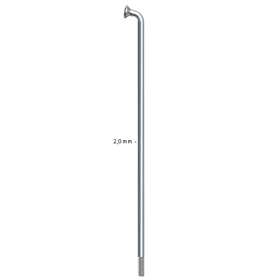 Sapim Leader Inox 14G J-Bend Silver Eker Sapim Leader Inox 14G J-Bend Silver Eker