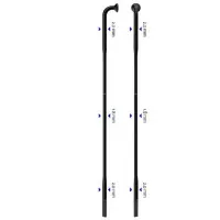 Sapim Race Inox 14G J-Bend Svart Eker Sapim Race Inox 14G J-Bend Svart Eker