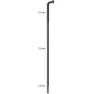 Sapim Strong Inox 14G J-Bend Svart Eker, 262mm