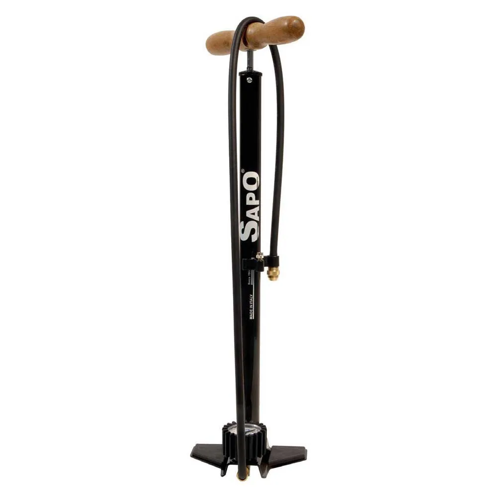 Sapo Ok Full Manometer Cykelpump, Black, 180psi