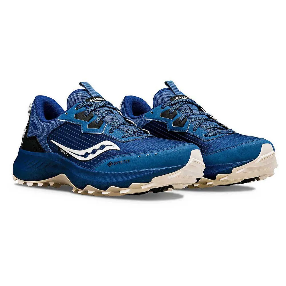 Saucony Aura Tr Gore-tex Trailskor female, Astro / dew