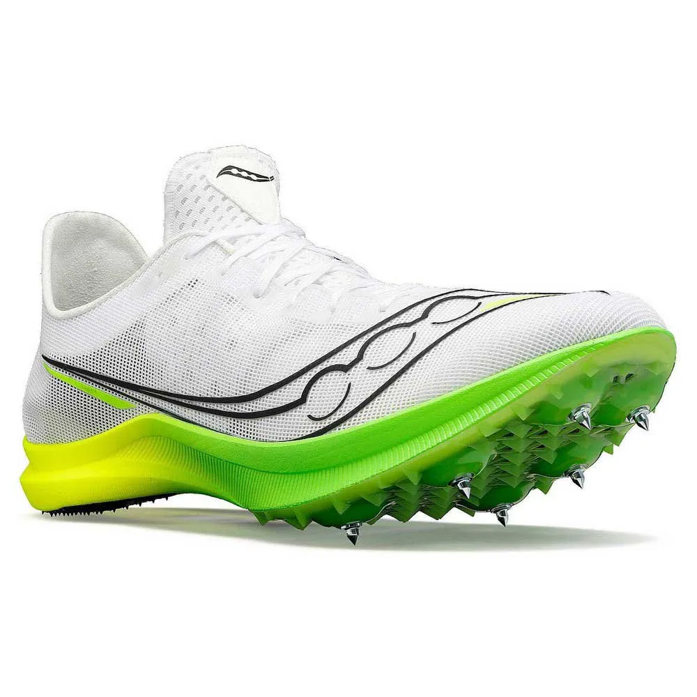 Saucony Endorphin Cheetah Löparskor Med Spikar female, White / slime