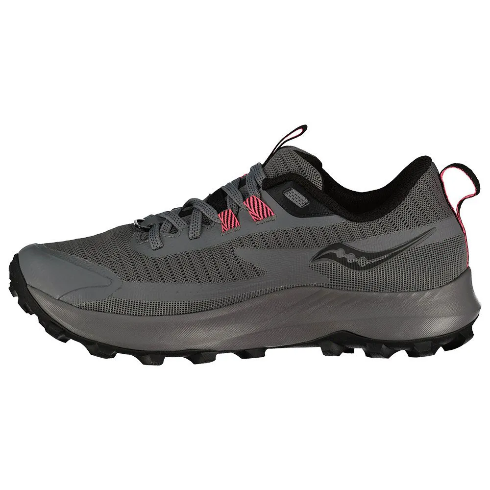 Saucony Peregrine 13 Goretex Trailskor female, Gravel / black