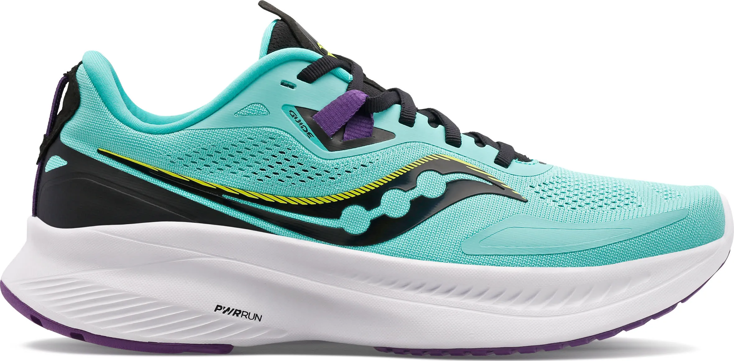 Saucony Women's Guide 15, Cool Mint/Acid