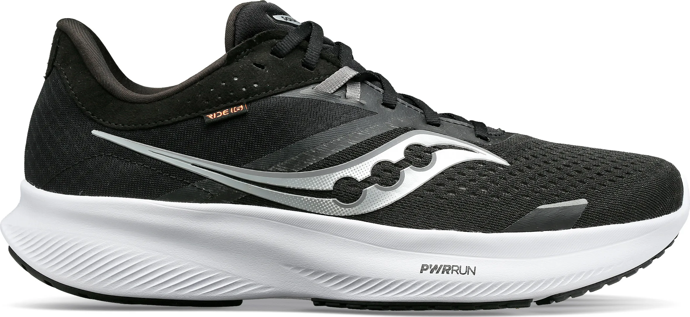 Saucony Women's Ride 16 Wide, Black/White Saucony Women's Ride 16 Wide, Black/White