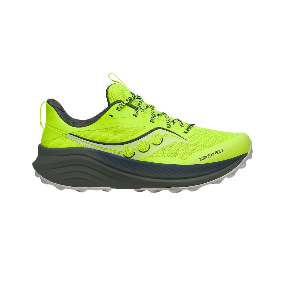 Saucony Xodus Ultra 3 Shoes, Green Black