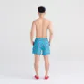 Saxx Underwear Oh Buoy 2in1 Simshorts male, Shrimp cocktail / blue moon