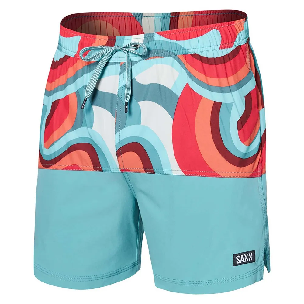 Saxx Underwear Oh Buoy Colourblocked 2in1 Simshorts male, Giant wave / sea foam Saxx Underwear Oh Buoy Colourblocked 2in1 Simshorts male, Giant wave / sea foam