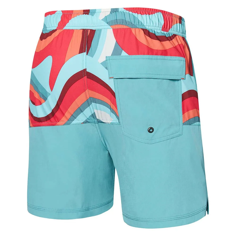 Saxx Underwear Oh Buoy Colourblocked 2in1 Simshorts male, Giant wave / sea foam Saxx Underwear Oh Buoy Colourblocked 2in1 Simshorts male, Giant wave / sea foam