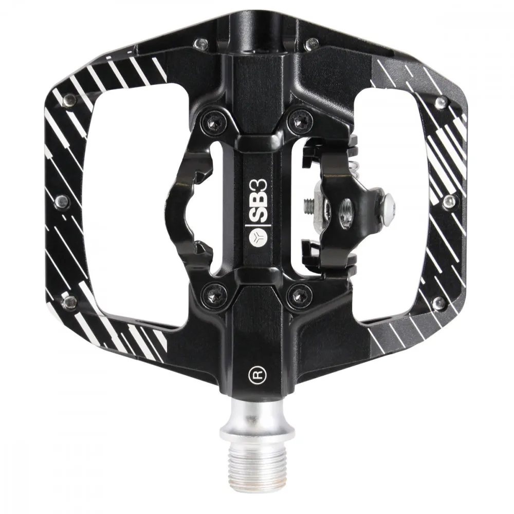 SB3 Semi Kroma Cykelpedaler, Black, One Size