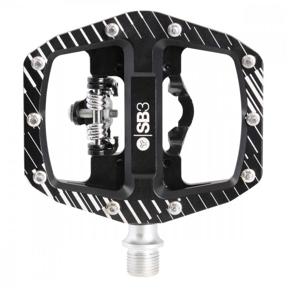 SB3 Semi Kroma Cykelpedaler, Black, One Size