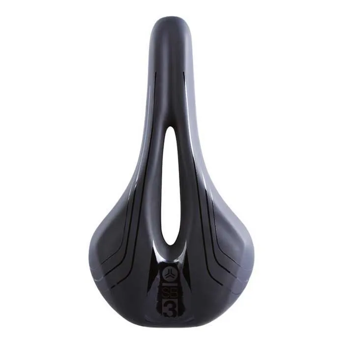 SB3 V2 Stealth Cykelsadel, Black, 144mm