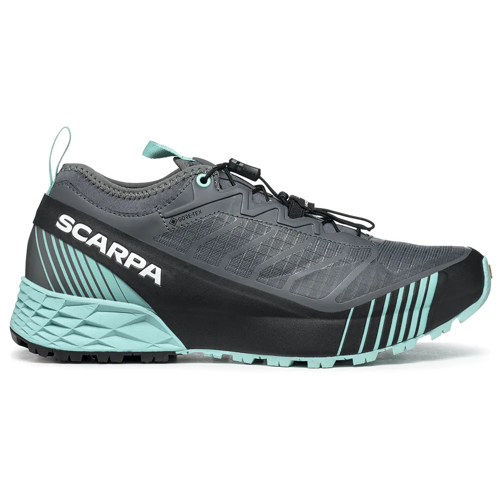 Scarpa Ribelle Run Gtx Trailskor female, Anthracite / blue turquoise Scarpa Ribelle Run Gtx Trailskor female, Anthracite / blue turquoise