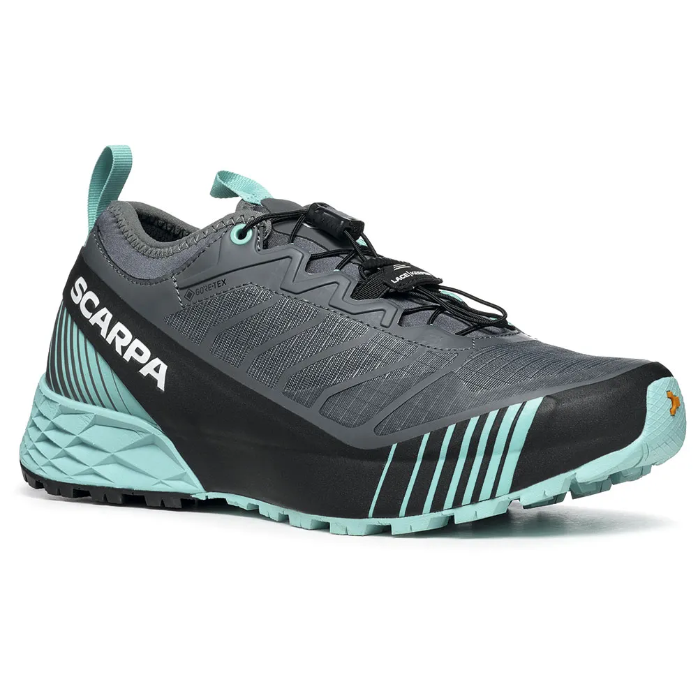 Scarpa Ribelle Run Gtx Trailskor female, Anthracite / blue turquoise Scarpa Ribelle Run Gtx Trailskor female, Anthracite / blue turquoise
