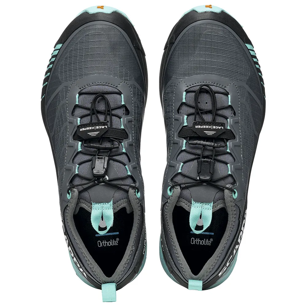 Scarpa Ribelle Run Gtx Trailskor female, Anthracite / blue turquoise Scarpa Ribelle Run Gtx Trailskor female, Anthracite / blue turquoise