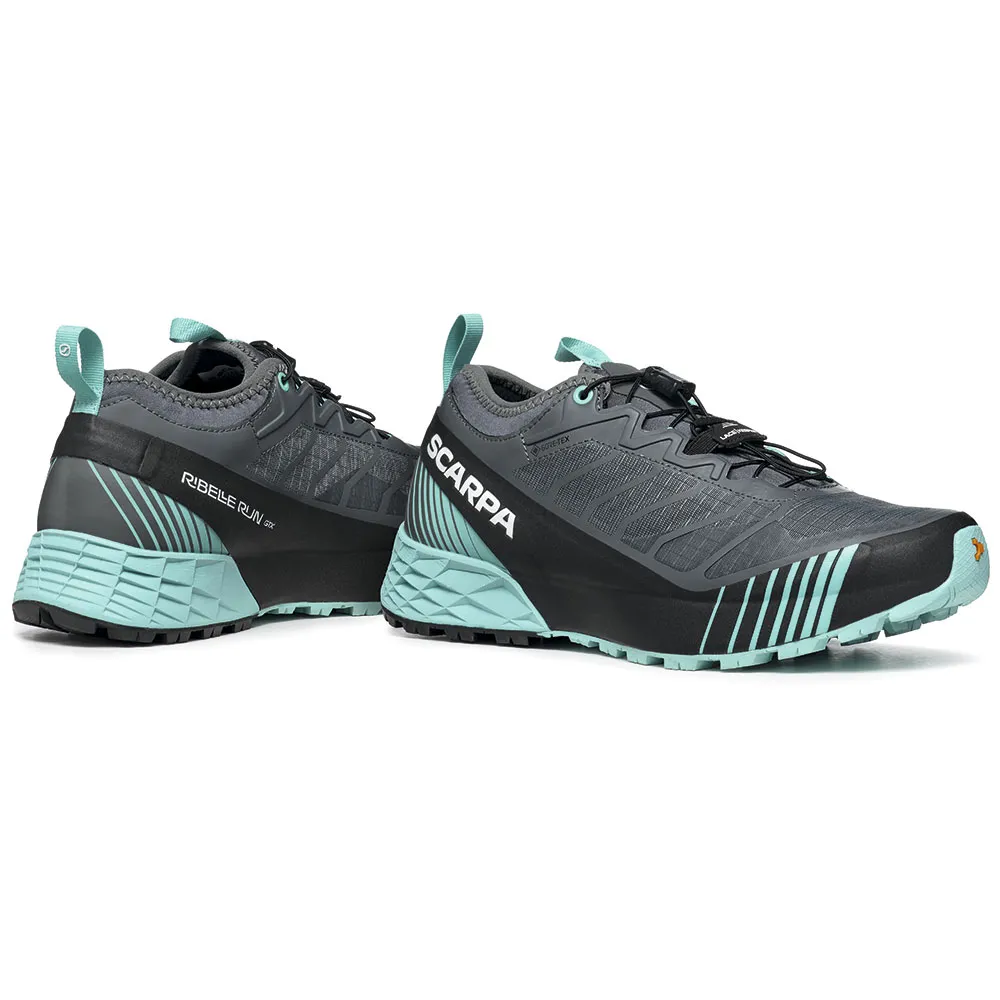 Scarpa Ribelle Run Gtx Trailskor female, Anthracite / blue turquoise Scarpa Ribelle Run Gtx Trailskor female, Anthracite / blue turquoise