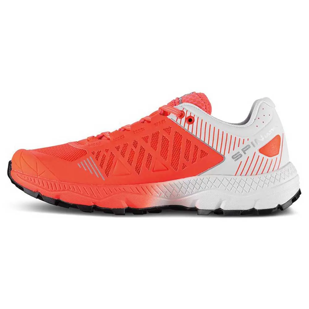 Scarpa Spin Ultra Trailskor female, Bright red / white