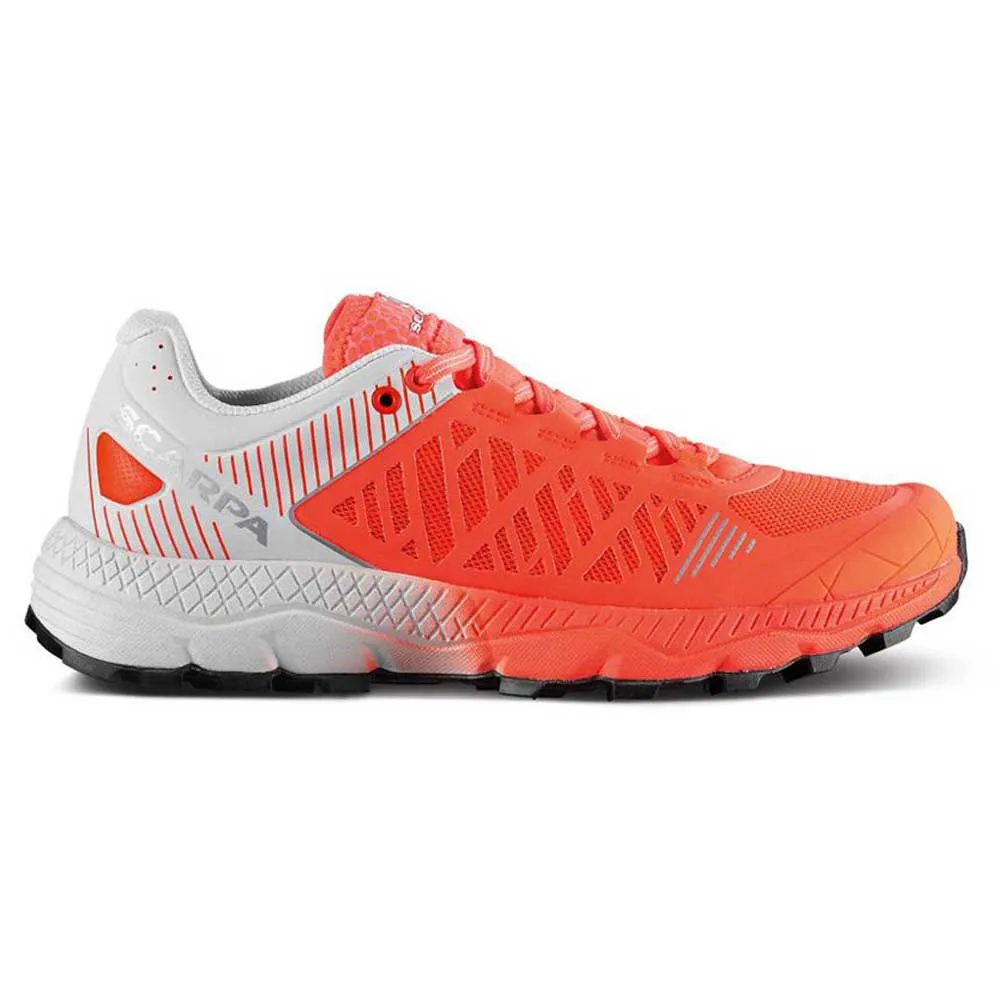 Scarpa Spin Ultra Trailskor female, Bright red / white