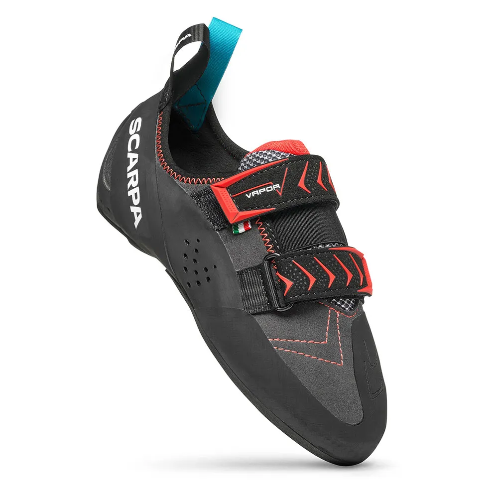 Scarpa Vapor V Lv Klätterskor, Smoke / coral Scarpa Vapor V Lv Klätterskor, Smoke / coral