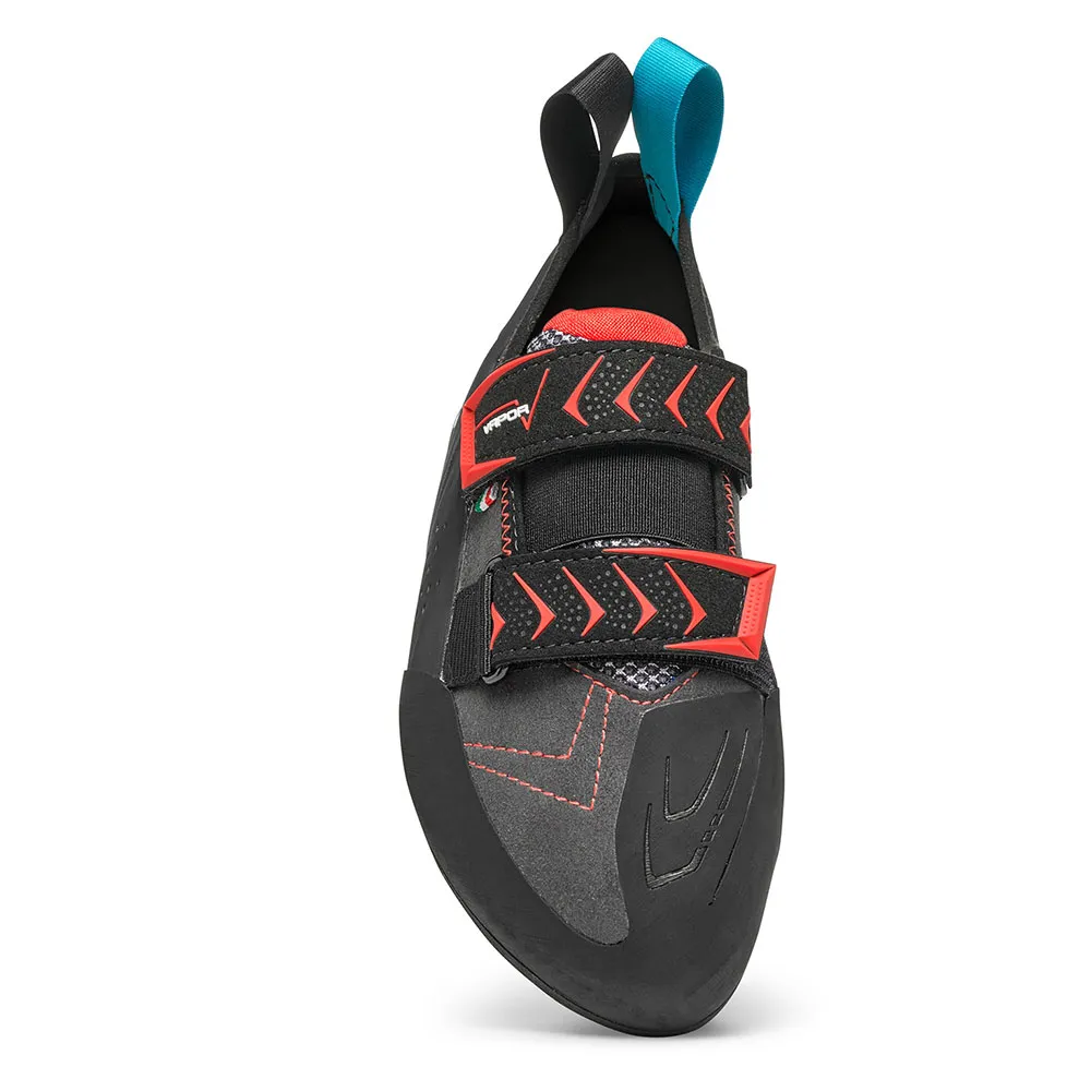Scarpa Vapor V Lv Klätterskor, Smoke / coral Scarpa Vapor V Lv Klätterskor, Smoke / coral