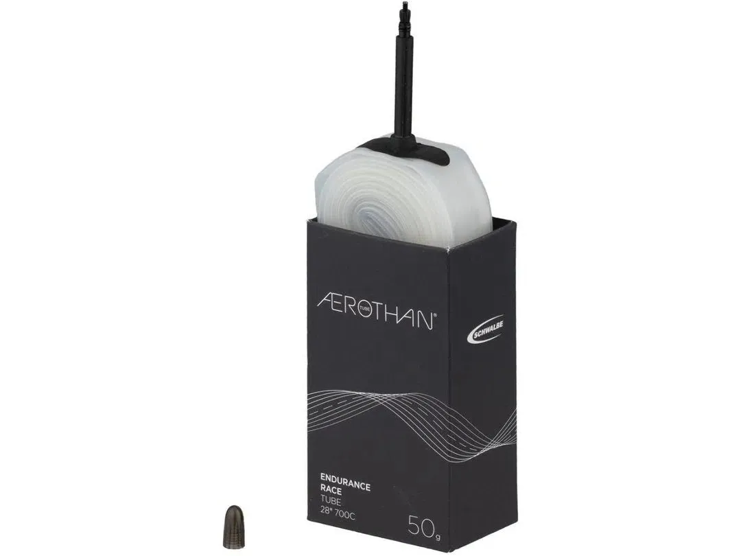 Schwalbe Aerothan Tube 28"x700C, Carbon Black Schwalbe Aerothan Tube 28"x700C, Carbon Black