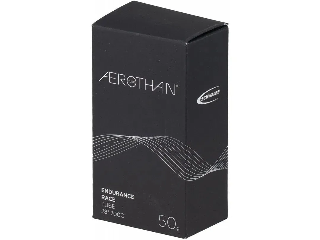 Schwalbe Aerothan Tube 28"x700C, Carbon Black Schwalbe Aerothan Tube 28"x700C, Carbon Black