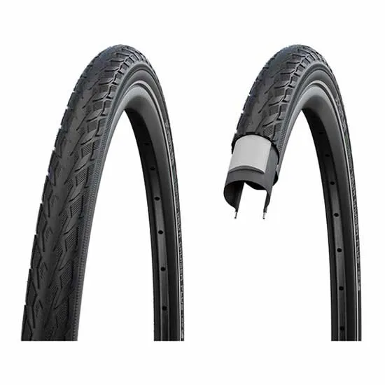 Schwalbe Delta Cruiser Plus Active Twin 28´´ X 2.00 Styvt Urbandäck, Black, 28" x 2.00