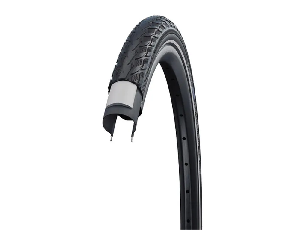 Schwalbe Delta Cruiser Plus PunctureGuard däck 700x38c reflex svart, Black, 700 x 38 Schwalbe Delta Cruiser Plus PunctureGuard däck 700x38c reflex svart, Black, 700 x 38