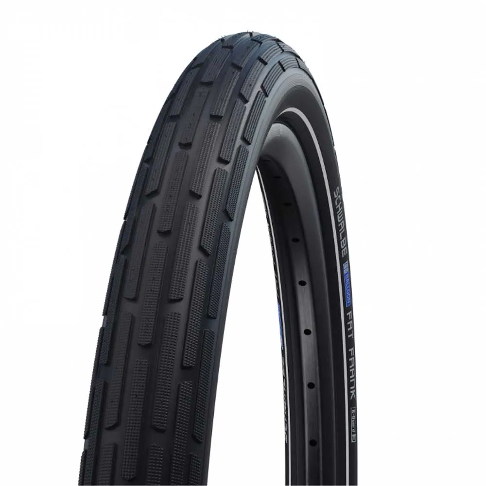 Schwalbe Fat Frank K-guard Hs375 28´´x2.00 Styvt Urbandäck, Black / Reflective, 28" x 2.00 Schwalbe Fat Frank K-guard Hs375 28´´x2.00 Styvt Urbandäck, Black / Reflective, 28" x 2.00