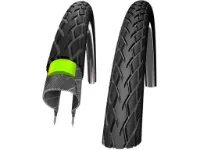 Schwalbe Marathon GreenGuard kanttrådsdäck 24x1,75 reflex svart Schwalbe Marathon GreenGuard kanttrådsdäck 24x1,75 reflex svart