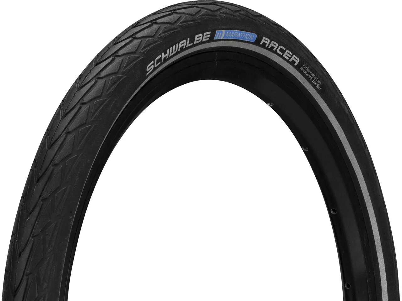 Schwalbe Marathon Racer Performance 20" Drahtreifen, Black Reflex, 20" x 38 Schwalbe Marathon Racer Performance 20" Drahtreifen, Black Reflex, 20" x 38